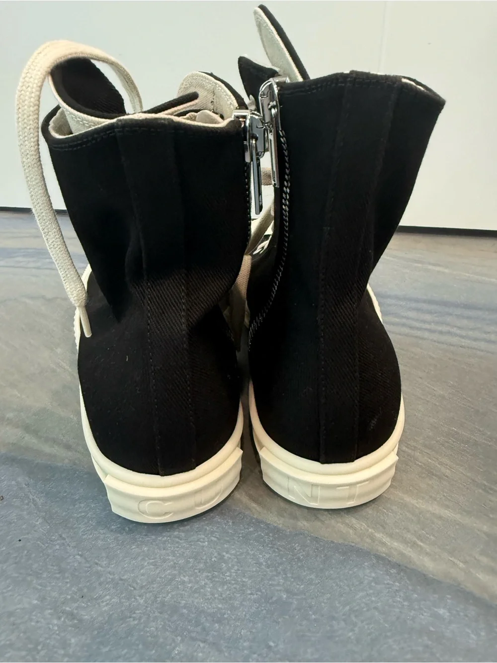Rick Owens DRKSHDW canvas sneakers sz 41 no box $928